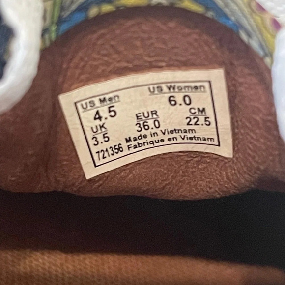 Vans Authentic Paisley Sneakers Women’s Size 6 Low Top - Picture 9 of 16